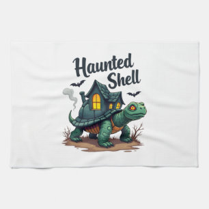 Haunted Shell Turtle Kitchen Towel
