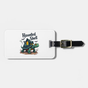 Haunted Shell Turtle Luggage Tag