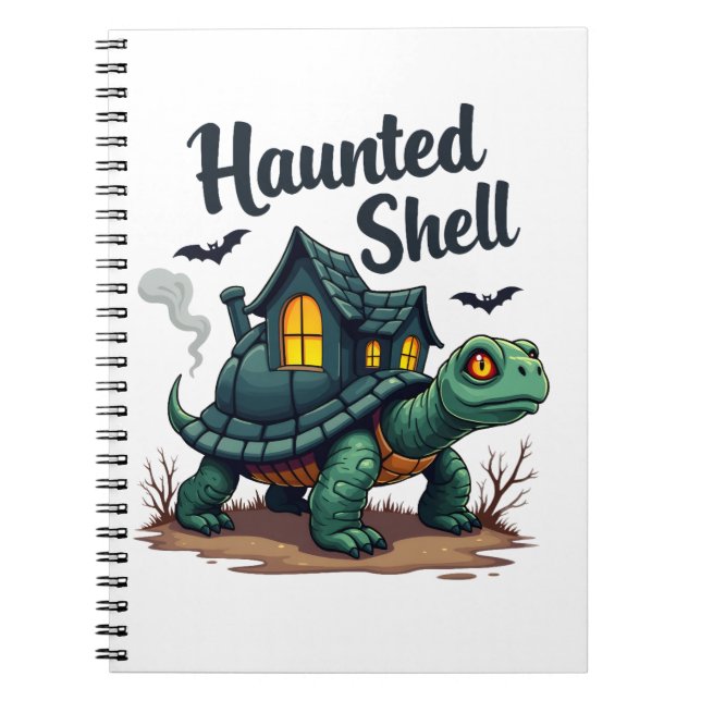 Haunted Shell Turtle Notebook (Front)