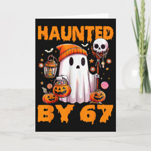Haunted Six Seven 6 7 Meme 67 Skeleton Hand Hallow Card