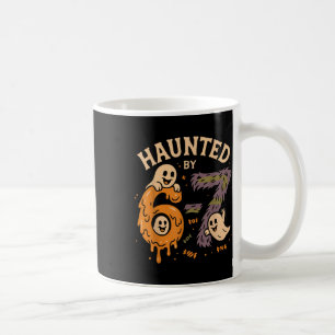 Haunted Six Seven 6 7 Meme 67 Skeleton Hand Hallow Coffee Mug