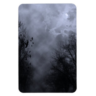 Haunted Sky Blue Mist Magnet