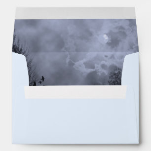 Haunted Sky with Blue Mist Envelopes