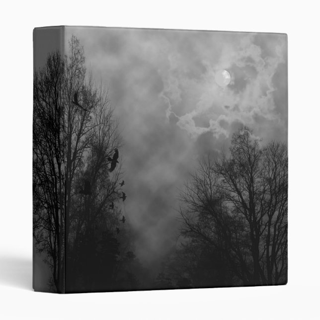 Haunted Sky with Ravens Binder (Front/Spine)