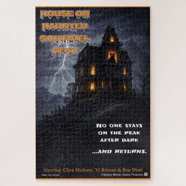 Haunted Squirrel Peak Jigsaw Puzzle (Vertical)