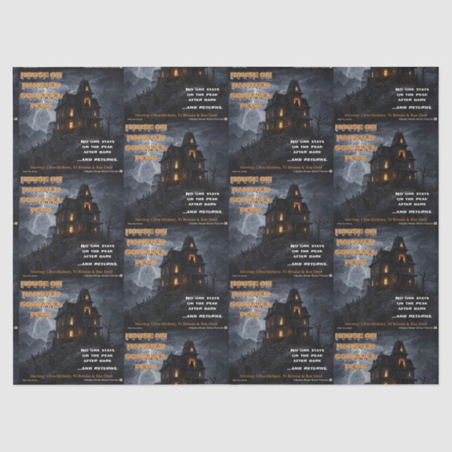 Haunted Squirrel Peak Tissue Paper (Front)