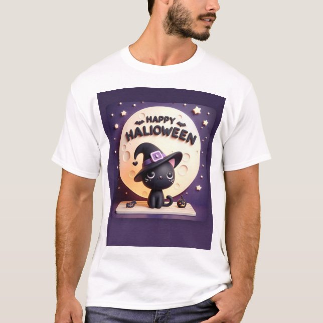 "Haunted Style: Limited Edition Halloween Graphic  T-Shirt (Front)