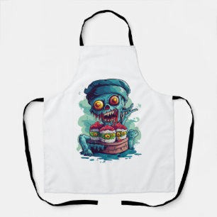 Haunted Sushi Chef Apron