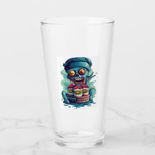 Haunted Sushi Chef Glass