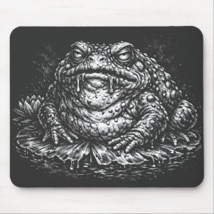 Haunted Toad Sigil by BurnsInHell Mouse Pad