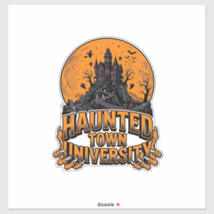 Haunted Town University Vintage Halloween Shirt