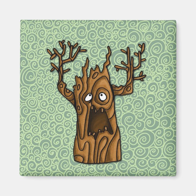 haunted tree magnet (Front)