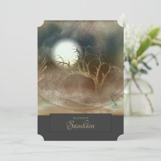 Haunted Tree Samhain ou Autumn Event Invitation