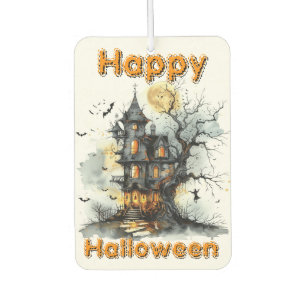 Haunted Welcome – A Moonlit Halloween Scene Air Freshener