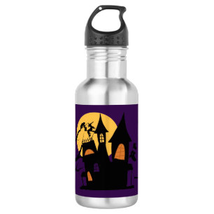 Haunted Witch Castle – Spooky Halloween 532 Ml Water Bottle