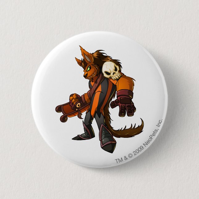 Haunted Woods Team Captain 2 2 Inch Round Button (Front)
