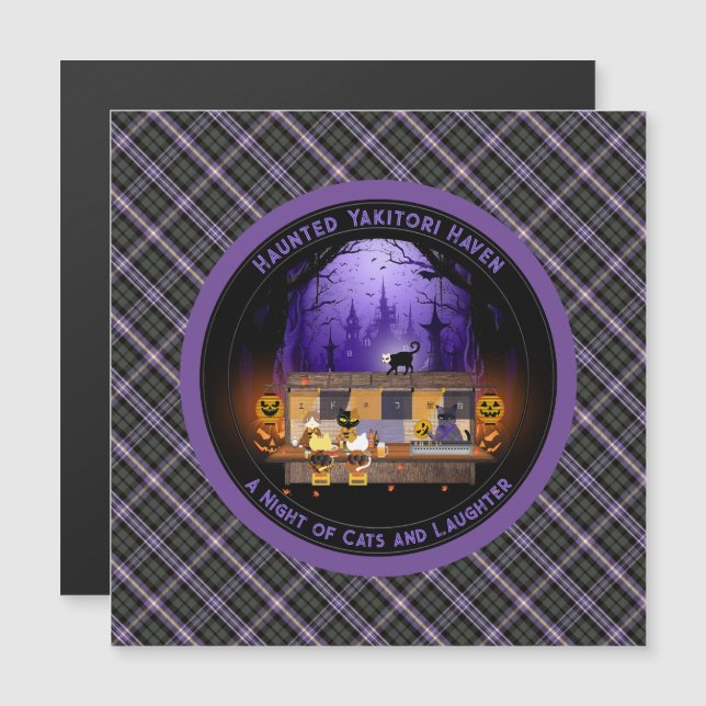 Haunted Yakitori Haven Magnetic Card (Front/Back)