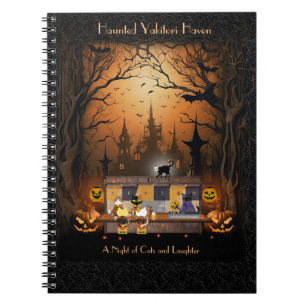 Haunted Yakitori Haven Spiral Photo Notebook