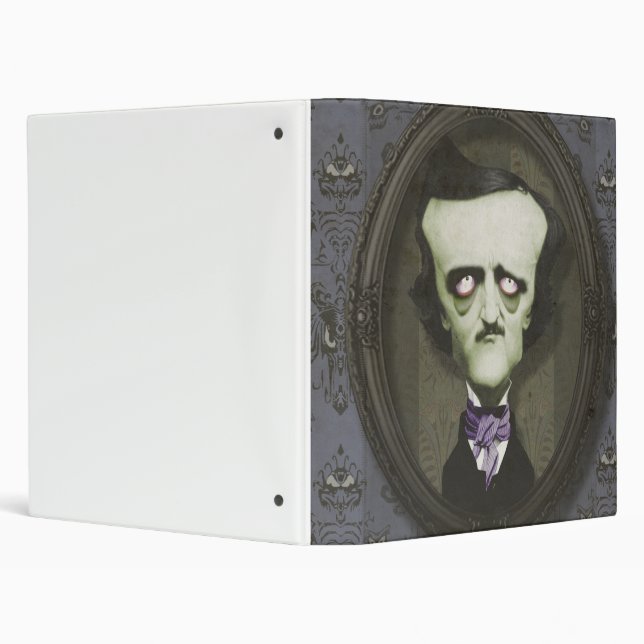 Haunted Zombie Edgar Alan Poe Binder (Background)