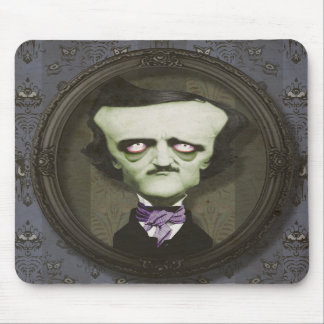 Haunted Zombie Poe Mousepad