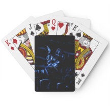 Haunting Cat Playing Cards