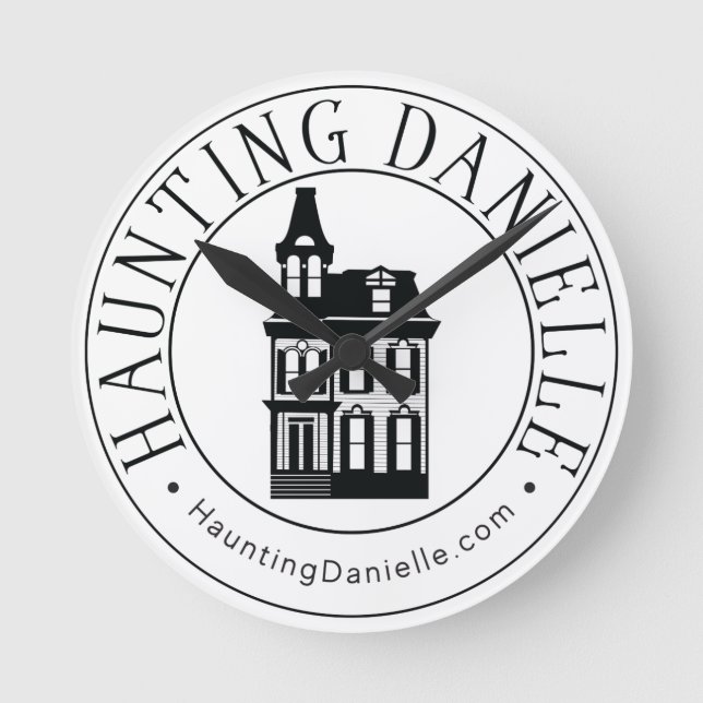 Haunting Danielle Wall Clock (Front)