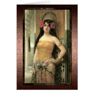 Haunting Exotic Beauty Card