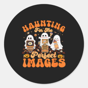 Haunting For The Perfect Images Medical Ultrasound Classic Round Sticker