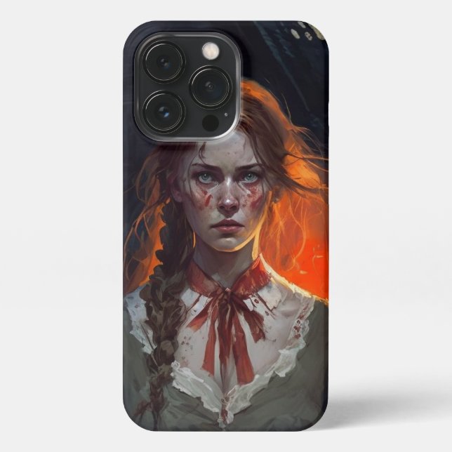 Haunting house iPhone case (Back)