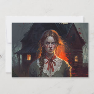 Haunting house save the date