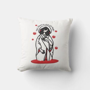 Haunting Wedding Till Death Do Us Part Gothic Desi Throw Pillow