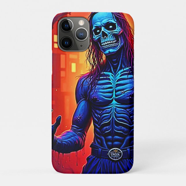Haunting Zombie Demon In The City Design Case-Mate iPhone Case (Back)