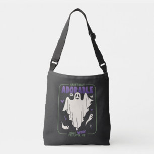 Hauntingly Adorable Funny Halloween Sayings Crossbody Bag