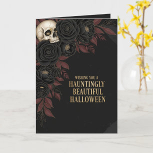 Hauntingly Beautiful Halloween Card