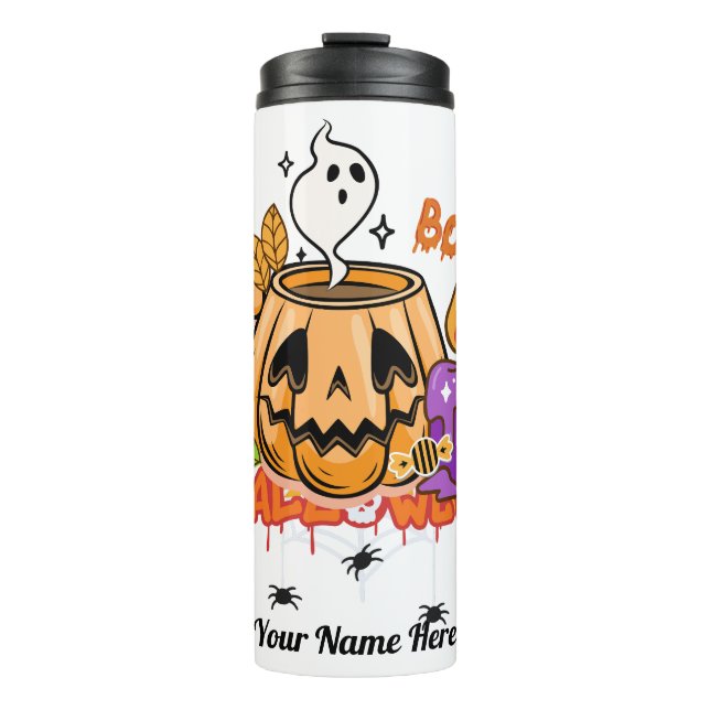 Hauntingly Happy  Thermal Tumbler (Front)