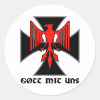 Haus Nürnberg Gott mit uns Sticker