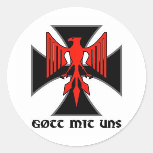 Haus Nürnberg Gott mit uns Sticker (Front)