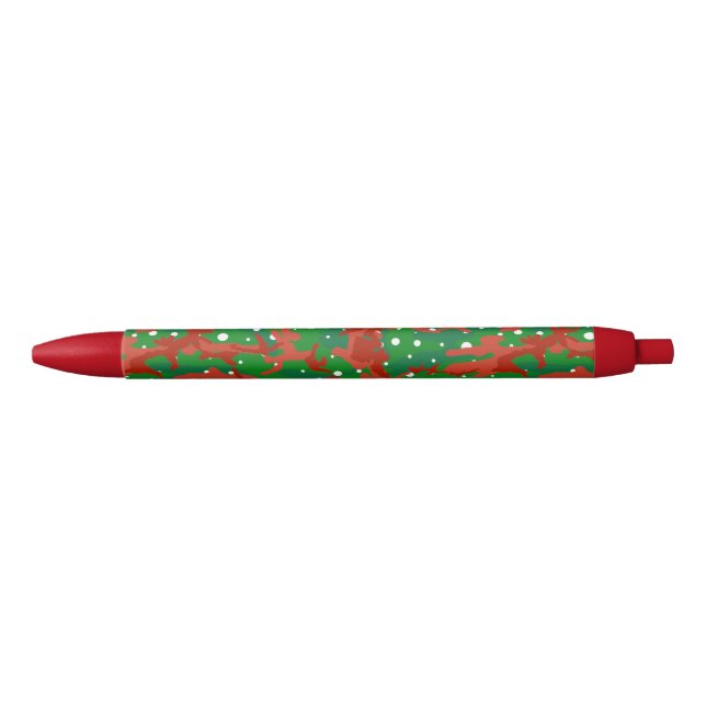 Haus Of Camo Xmas Camouflage Black Ink Pen (Front)