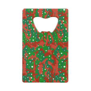 Haus Of Camo Xmas Camouflage Credit Card Bottle Opener