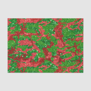 Haus Of Camo Xmas Glitter Camouflage Tissue Paper