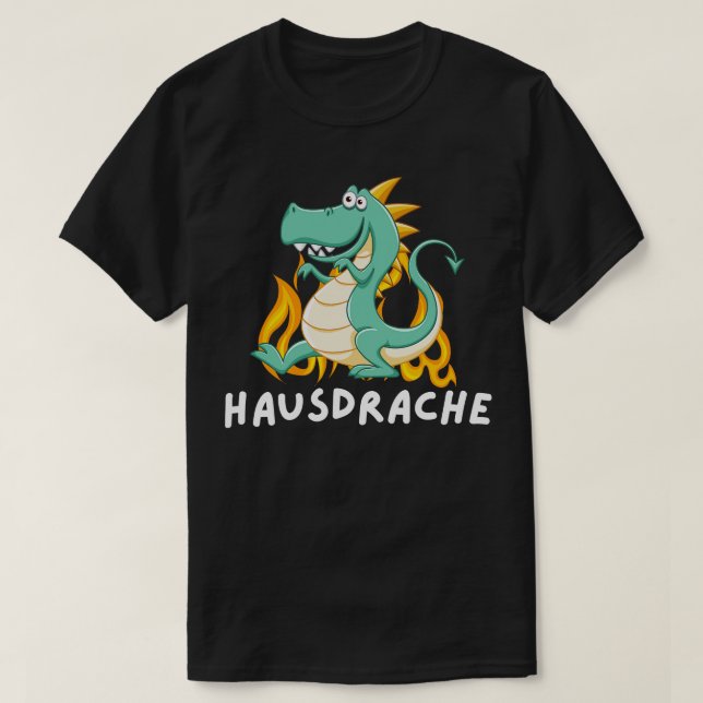 Hausdrache Schwiegermutter Humour Fun T-Shirt (Design Front)