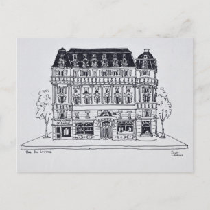 Haussmann Architecture   Rue du Louvre, Paris Postcard