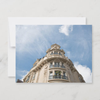 Haussmann Building Corner, Paris Postcard