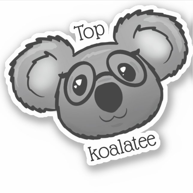 Haut autocollant koalatee (Devant)