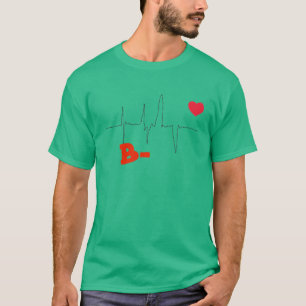 Haut B- Funky Groupe Sanguin Fréquence Cardiaque T