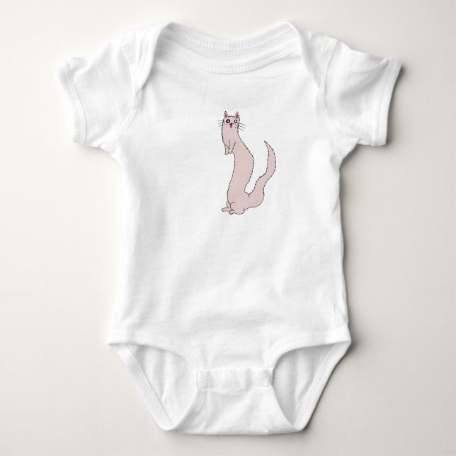 Haut bébé chat étirable (Devant)