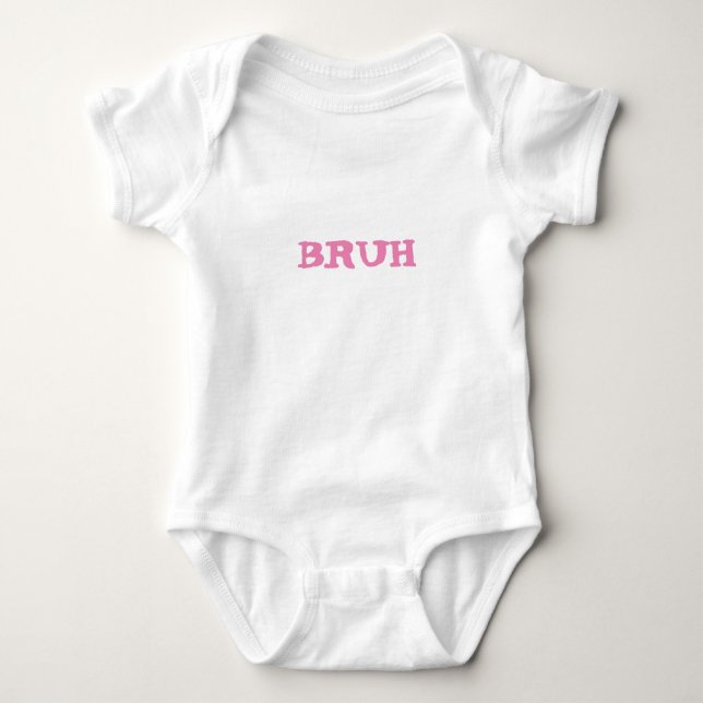 haut de corps bébé BRUH (Devant)