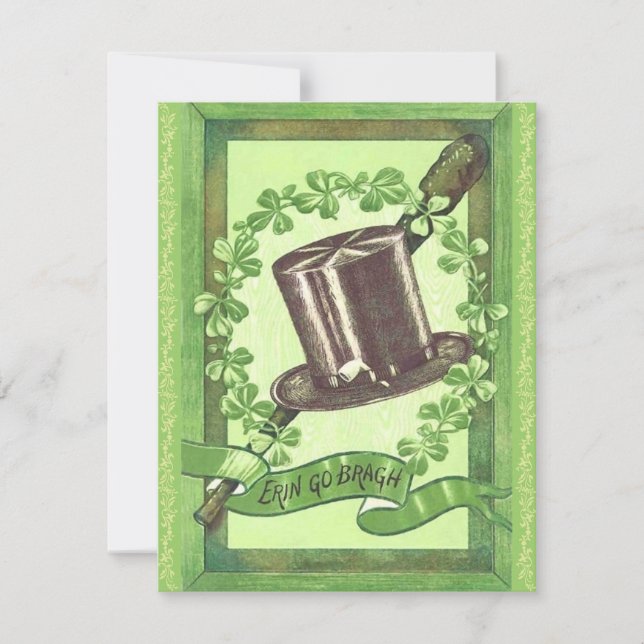 Haut de page Invitations à la St. Patrick's Day Pa (Devant)