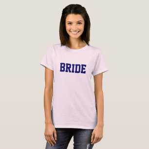 Haut de T-shirt classique pour femmes Pink Bride