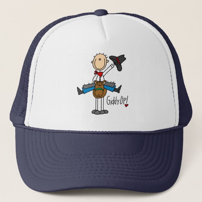 Haut étourdi ! Chiffre casquette de bâton de (Devant)